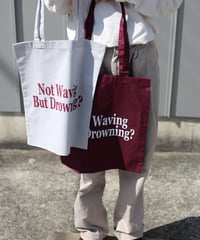 【ORIGINAL】 REAL TEMPO / "Not Waving But Drowning?" 4.1 oz ライトウェイトトートバッグ