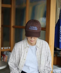 再再入荷 !! 【REALTEMPO ORIGINAL】 コットンウォッシュドキャップ "Not Waving But Drowning?" (ユニセックス)