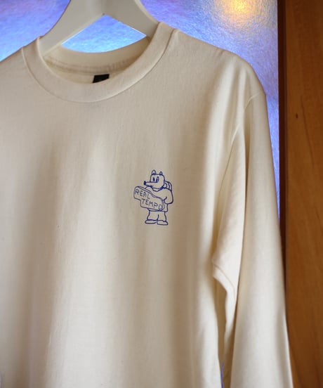 【REALTEMPO ORIGINAL】 REAL TEMPO / Long Sleeve T-Shirt "SHOP LOGO" (ユニセックス)
