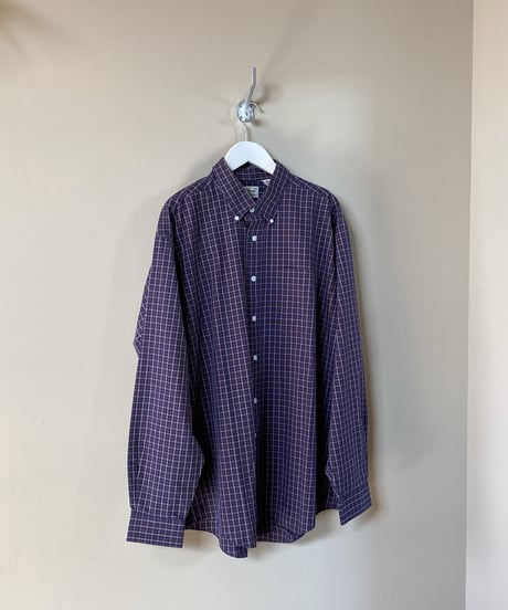 【USED】 L.L.Bean / チャックボタンダウンシャツ (ユニセックス)