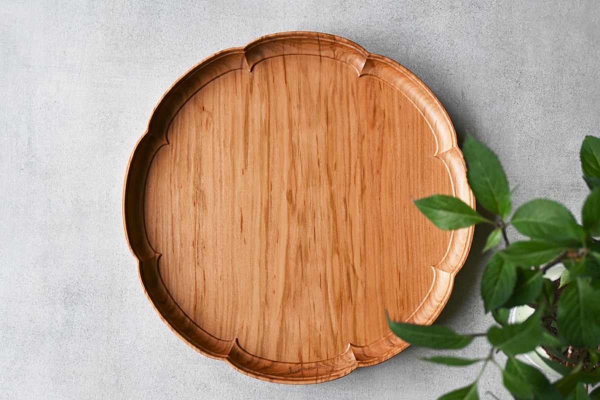 S*様 輪花盆　スヴェイルファニチャー　svalefurniture 定価14, svale furniture/三木達也 飾り縁・輪花盆φ315 svf‐201 | s
