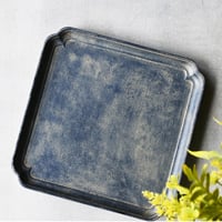 svale furniture /三木達也  飾り縁盆/270角　○蒔地白漆　svf-257