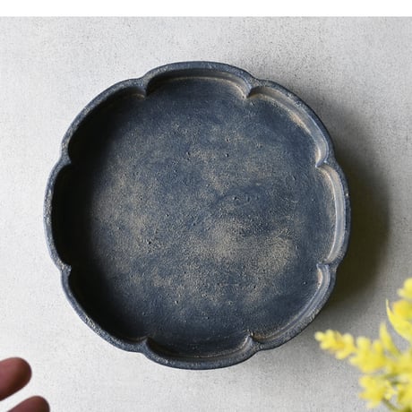 svale furniture /三木達也  輪花菓子鉢Φ180/○白漆　svf‐26２