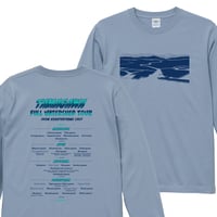 【10月中旬お届け予定】流域ツアーロンT（アシッドブルー）