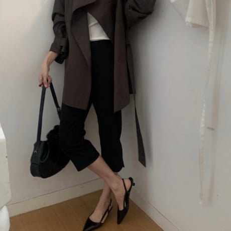 予約販売　Asymmetric Wrap Trench Coat