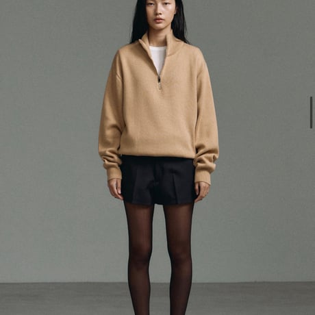 予約販売　Half Zip Knit
