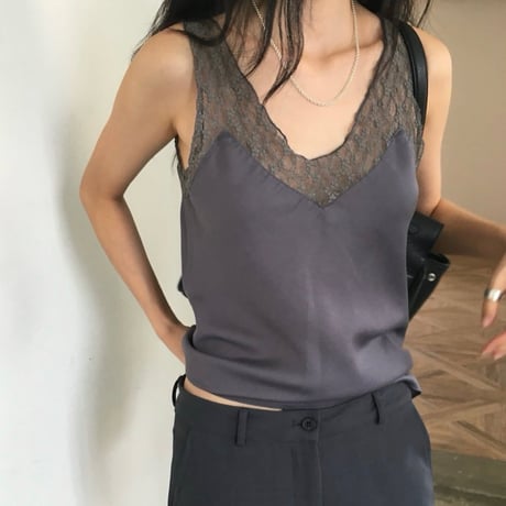 予約販売　Lace Trim Cami