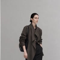 予約販売　Asymmetric Wrap Trench Coat