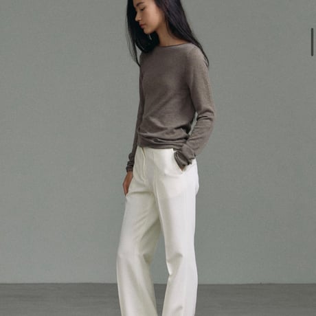 予約販売　Classic Straight-Leg Tailored Trousers
