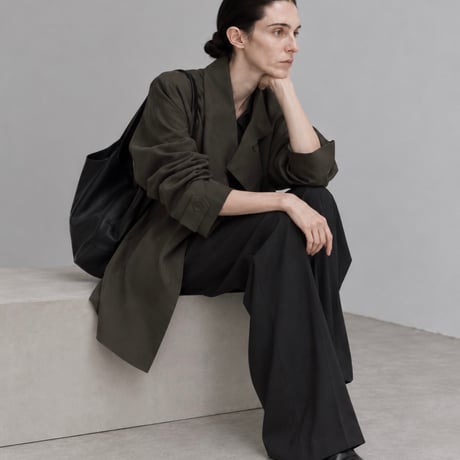 予約販売　Asymmetric Wrap Trench Coat