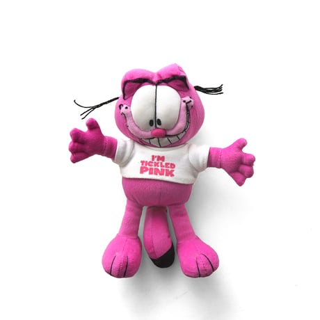 Garfield / Vintage, Plush Toy "I'm Tickled Pink"
