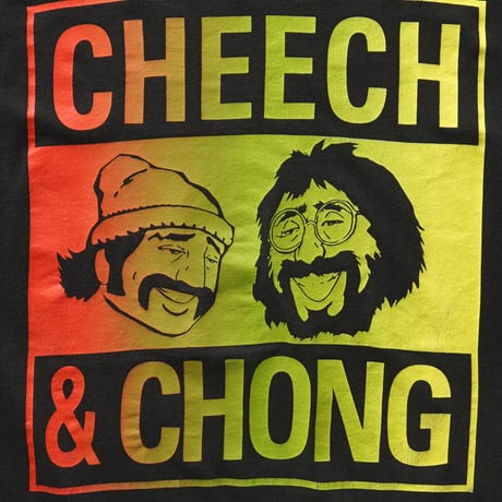Cheech & Chong / Laughing Faces Rastafari Colors S/S Tee