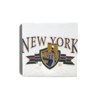 New York, NY / Vintage, Souvenir S/S Tee "Brooklyn Bridge, World Trade Center"
