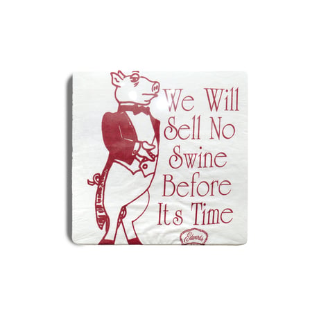 Edwards Virginia Smokehouse / Vintage, S/S Tee "We Will Sell No Swine Before Its Time"
