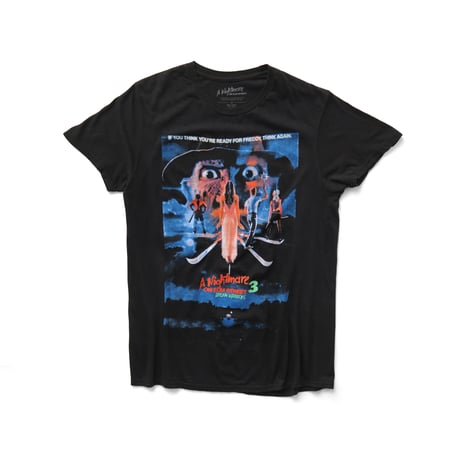 A Nightmare On The Elm Street 3 / 1987 Poster S/S Tee