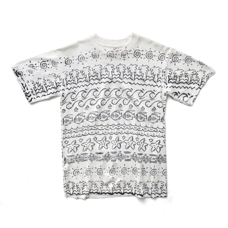 Island Boyz / Vintage, All Over Printed S/S Tee