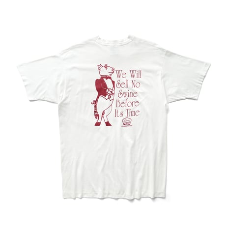 Edwards Virginia Smokehouse / Vintage, S/S Tee "We Will Sell No Swine Before Its Time"