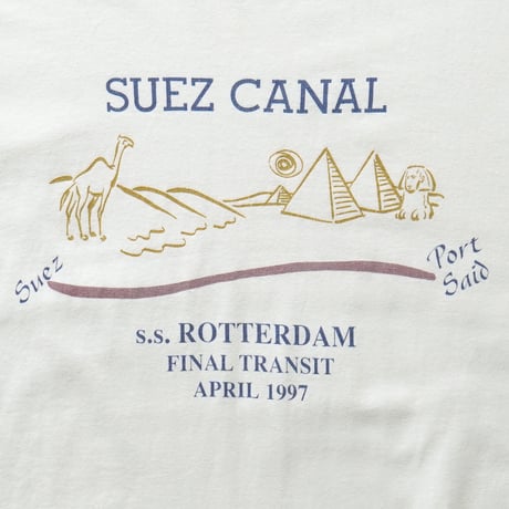 S.S. Rotterdam / Vintage, 1997 Suez Canal Final Transit S/S Tee