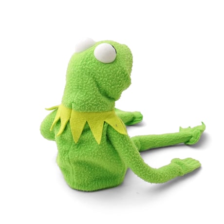 Kermit the Frog / Vintage, Hand Puppet