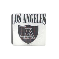Los Angeles, CA / Vintage, Souvenir S/S Tee "Plaid Crest"