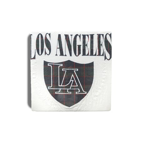 Los Angeles, CA / Vintage, Souvenir S/S Tee "Plaid Crest"