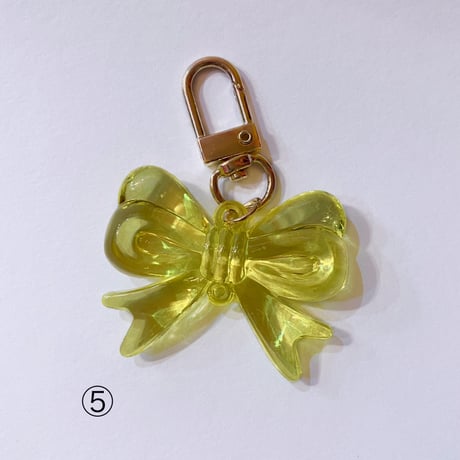 アクリルリボンチャーム　RIBBON CHARM