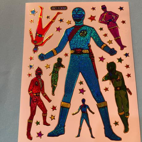 ヒーロー レンジャー  HERO キラキラシール  STICKER