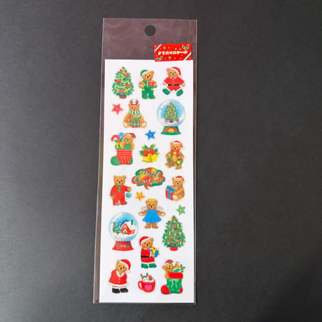 奥山商会 クリスマスシール ベアークリスマス christmas STICKER