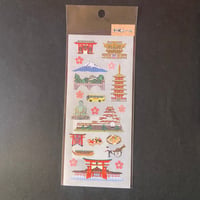 奥山商会 和風シール 観光旅行 JAPANESE STICKER
