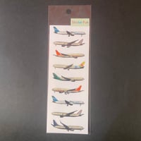 奥山商会 Sticker Fun ラメ入りシール 飛行機 STICKER