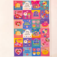 カップル① シール 大   COUPLE STICKER