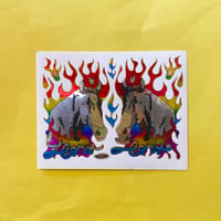馬 キラキラ シール  HORSE STICKER