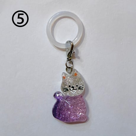グラデーション猫チャーム　GRADATION CAT CHARM