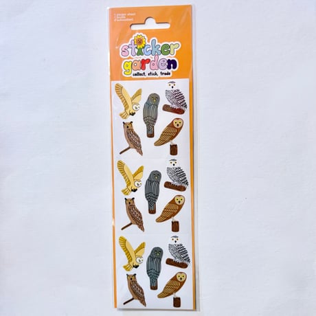 Sticker Garden★ フクロウ  OWL