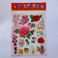 花 シール　大　FLOWER STICKER