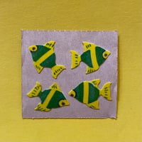 魚 シール ザラザラ　FISH STICKER