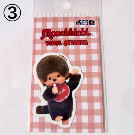 モンチッチ ステッカー⑤　MONCHHICHI STICKER  ⑤