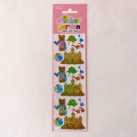Sticker Garden★ ビーチ クマ BEACH BEAR
