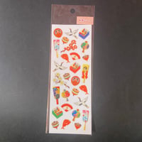 奥山商会 年賀シール 羽子板 STICKER