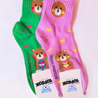 クマ 靴下② BEAR SOCKS