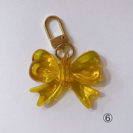 アクリルリボンチャーム　RIBBON CHARM