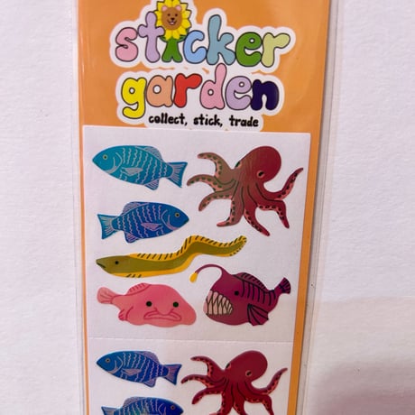 Sticker Garden★ 海の生き物 Sea animals