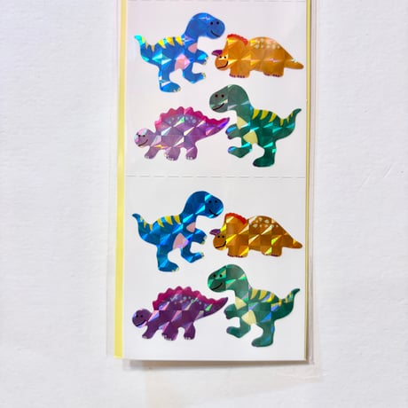Sticker Garden★恐竜 プリズム dinosaur