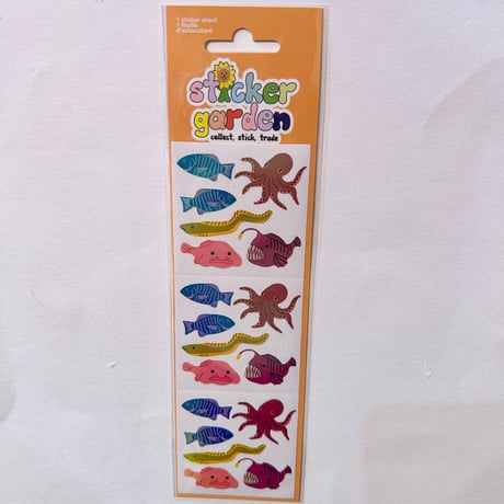 Sticker Garden★ 海の生き物 Sea animals