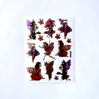 花 妖精 キラキラ シール FLOWER FAIRY STICKER