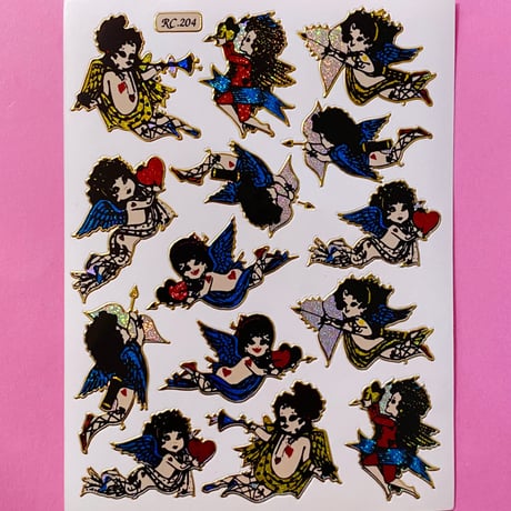 天使③ キラキラ シール ANGEL STICKER