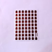 てんとう虫  キラキラ シール INSECT STICKER