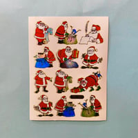 クリスマス (17) キラキラ シール CHRISTMAS STICKER