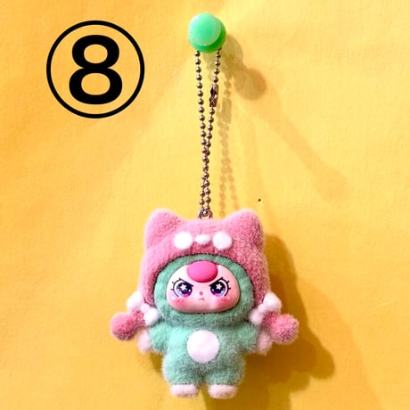 ぷんぷんキャット キーホルダー　Angry cat keychain