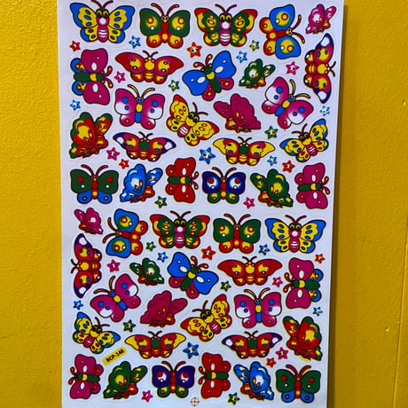 蝶 シール 大   BUTTERFLY STICKER